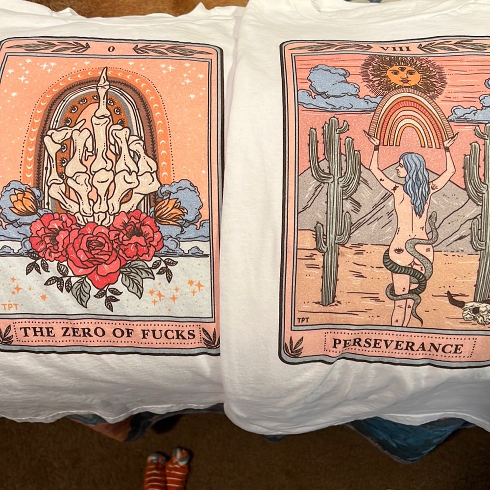 2 New “The Pine Torch” Graphic T-Shirts XSmall